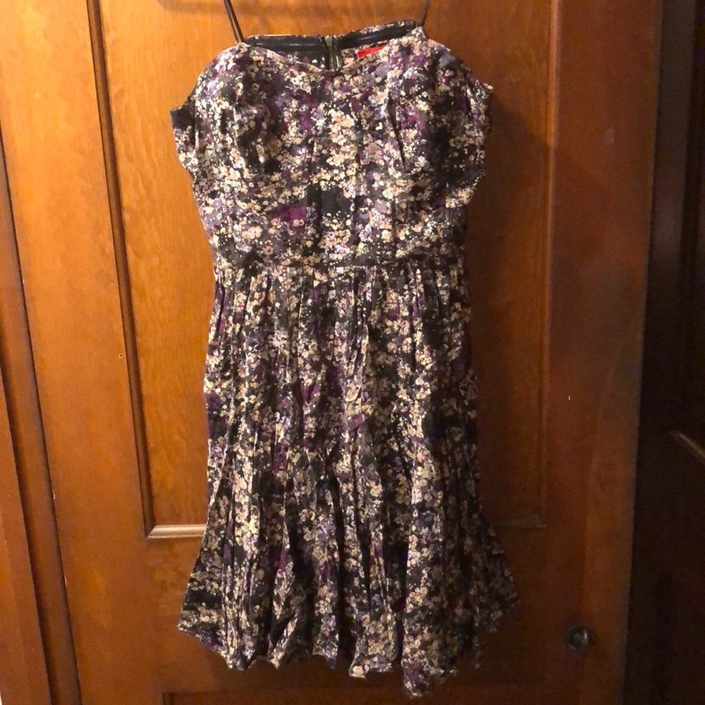 ELLE Strapless Floral Dress